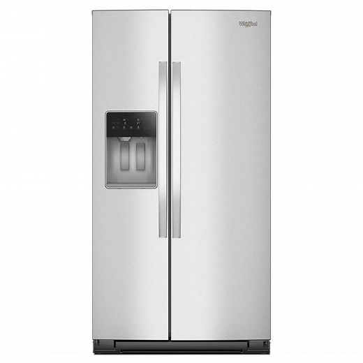Reviews for Whirlpool 36 in. 28.70 cu. ft. Full-Depth Side-by-Side Refrigerator in Fingerprint Resistant Stainless Finish with TruCool System | Pg 1 - The Home Depot