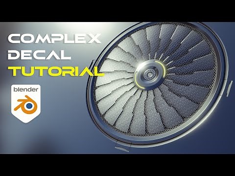 Complex DECAL TUTORIAL for Blender