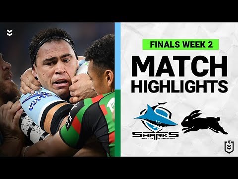 Cronulla Sharks v South Sydney Rabbitohs | Match Highlights | Finals Week 2, 2022 | NRL