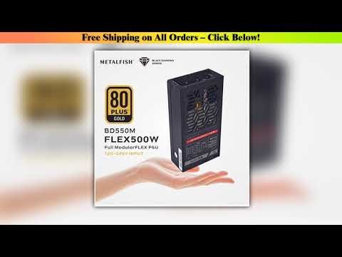METALFISH Flex 500600W 80PLUS GOLD Full Modular Power Supply FlexATX 1U PSU For ITX Mini PC POS NAS