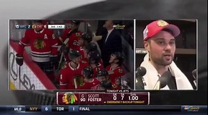 36 year old accountant Scott Foster was flawless in his NHL debut and post game interview 😂👌 | Hooked On Hockey Magazine