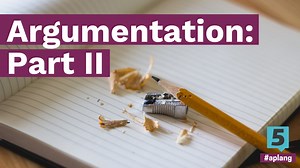 11 AP Lang - Argumentation II - GOPHER it