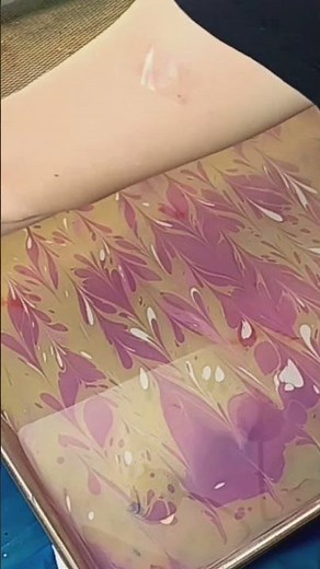 Making an Artistic Marbled Paper