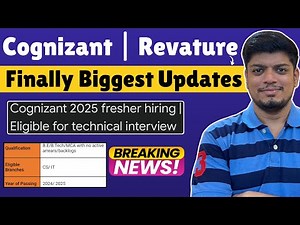 🔥Cognizant GenC, Revature Biggest Updates | Cognizant GenC Exam Result Declared | Revature Hiring
