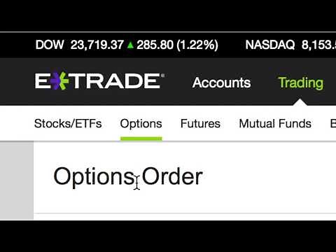 How to purchase and what is a covered call (buy write) with etrade (4min)
