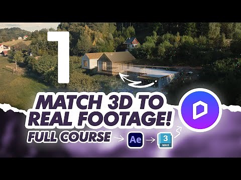 Camera Tracking in After Effects for 3Ds Max & D5 Render | Match 3D to Real Footage (1/5)