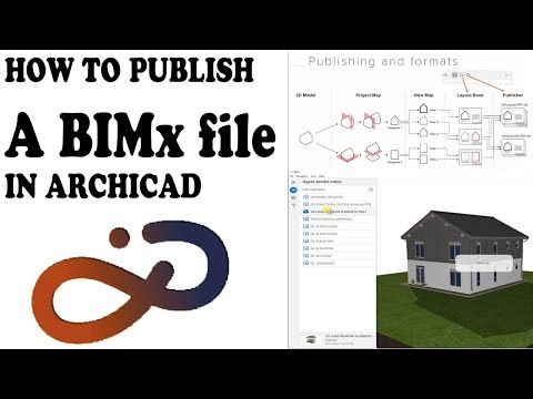 PUBLISHING a BIMx hyper model in ARCHICAD