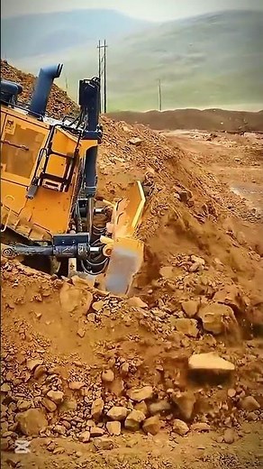 CAT D10 Bulldozer Heavy Blade Power['✓]'Massive Soil Pushing Downhill