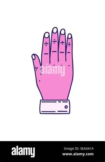 shaking motion animation of hand icon Stock Video Footage - Alamy