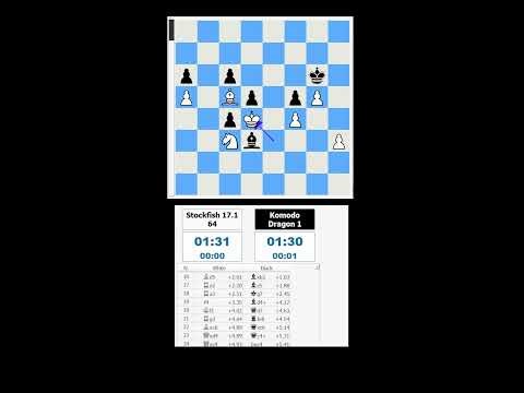Stockfish vs komodo chess engine battle