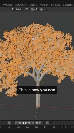 How to create a tree in Blender