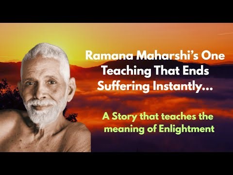 simple technique to end suffering instantly | RAMANA MAHARSHI TEACHINGS | SPIRITUAL GURU |