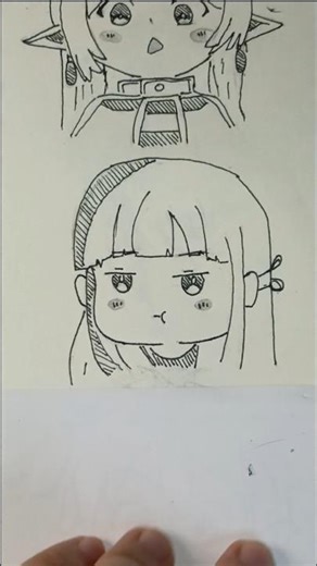 Chibi Fern #drawing #animedrawing #frieren