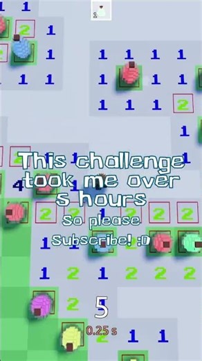 How to beat Vigilant challenge in bLockerman's Minesweeper #minesweeper #roblox