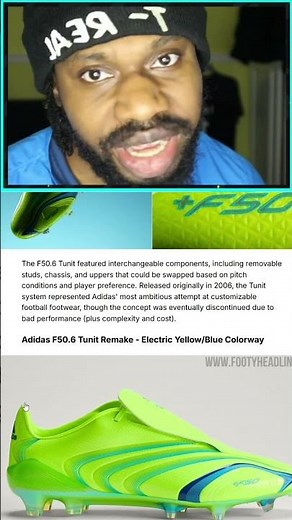 What Makes The Adidas F50 Tunits Remake SPECIAL!🤯