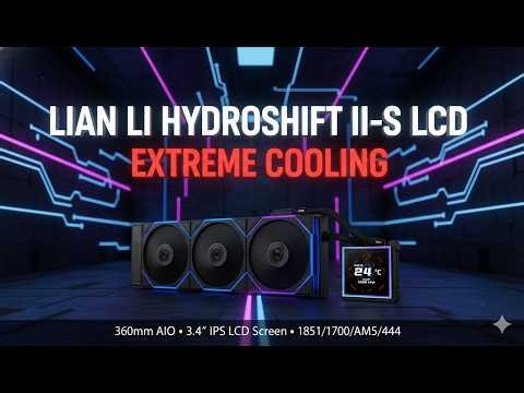 Lian Li HydroShift II-S LCD 360TL Review – LCD AIO Cooler Worth It?