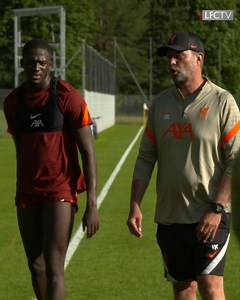 Ibrahima Konaté's first session as a Red 😍 🔴 Watch it in full on 𝐋𝐅𝐂𝐓𝐕 𝐆𝐎 🔴 | Liverpool FC