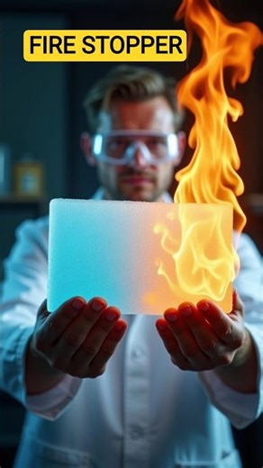 Fire Stopper Material! 😱 #shorts #sciencefacts #viral #shortsfeed