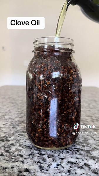 Clove Oil Infusion for Tooth Pain Relief