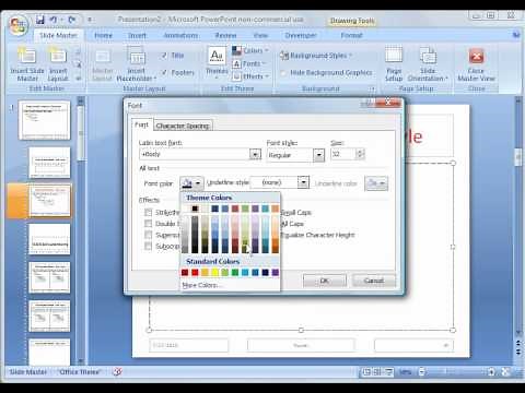 PowerPoint 2007 Tutorial 3: Create a basic PowerPoint