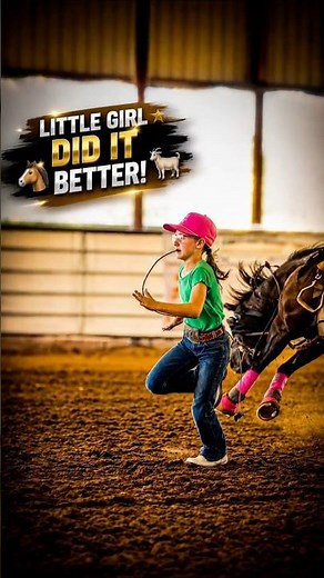 She Beat Everyone! 🏆 9-Year-Old Goat Tying Star Stuns the Arena | Goat Tying Run 2026