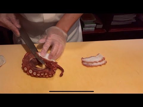 How to cut octopus