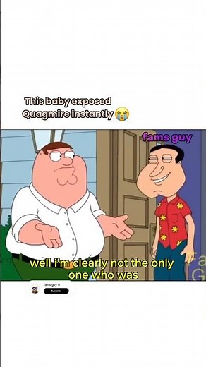 This baby exposed Quagmire instantly 💀