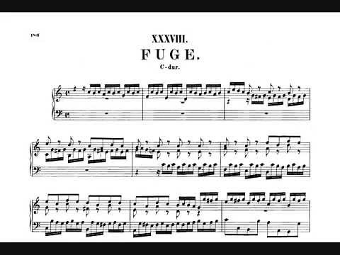 J. S. Bach Fugue in C Major, BWV 953 from "Four Little Fugues"