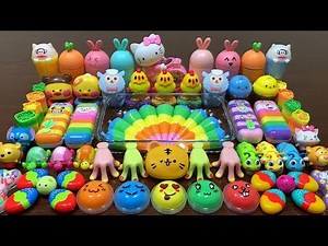 Relaxing with Piping Bags !! Mixing Random Things Into Slime !! Satisfying Slime Smoothie #647