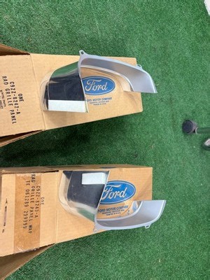 NOS 1969 Ford Mustang LH RH grill opening Panel Extension Moldings Boss 302 69 | eBay