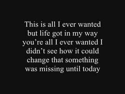 All I Ever Wanted - Brian Melo with lyrics