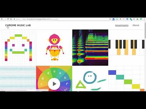 Chrome Music Lab - Sound Waves, Arpeggios, Kandinsky, and Melody