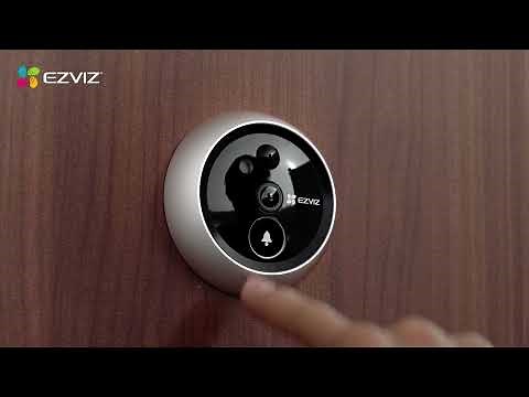 EZVIZ DP2C - wire-free peephole doorbell/doorviewer