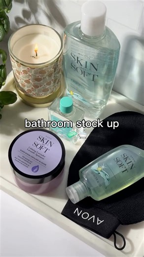 New year, new body care routines. 🫧🧖‍♀️🛁 Stock up your bathroom with Avon body care best sellers here bit.ly/4skdbx9 and get FREE shipping on $25 orders with code 140CELEBRATE. Offers ends TONIGHT at 11:59pm. Canada French Code: 140CELEBRONS Products shown: 💧Skin So Soft Original Bath Oil 🚿Skin So Soft Original Shower Gel 🪻Skin So Soft Calming Lavender Sugar Scrub 🌼Perfumed Liquid Deodorant | Avon