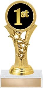 Crown Awards 1st Place Trophies, 5 1/2" Starbeam 1st Place Trophy, Engraving Included Prime