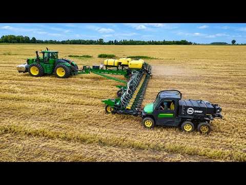 Harvesting Oatlage & No-Till Planting Corn Behind the Choppers