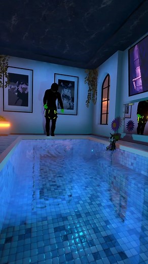 Exploring VRChat World with Full Body Tracking