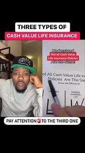 69K views · 1.4K reactions | Three types of Cash Value Life Insurance. #cashvalue #financialliteracy #lifeinsurance #lifeinsuranceagent #byob #moneytips #invest | Dipo Adesina | Facebook