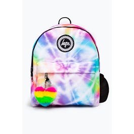 Hype Rainbow Heart Tie Dye Iconic Backpack