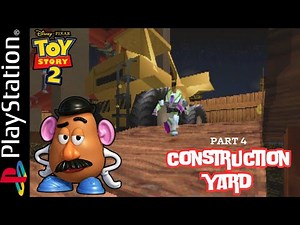 PS1 - Toy Story 2: Buzz Lightyear to the Rescue! - Construction Yard | Classic Retro Gameplay