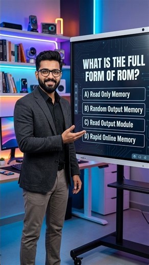 Top 100 | Computer Fundamentals MCQs # 08 | Read Only Memory (ROM) Explained