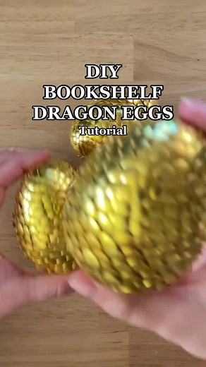 DIY Dragon Egg Tutorial for Book Lovers | Bookshelf Decor Ideas