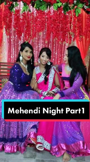 Surprised a pretty shy bride for her Mehendi,it was a memorable night❤️ so We had to capture a piece @soniasinghofficial @malahboo #shivanielatchman