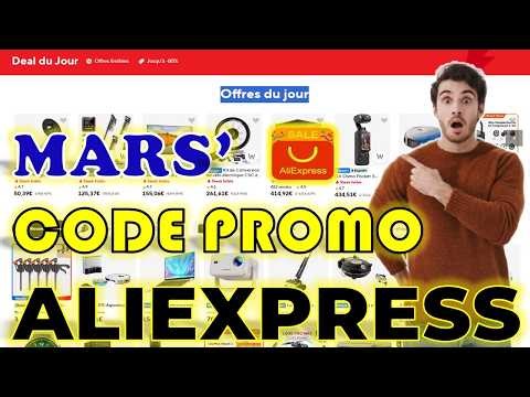 Code Promo AliExpress mars,2026 | Offres Imbattables à Saisir