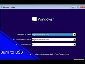 Setup Windows 10 Khmer Part 2 របៀប Burn Windows to USB