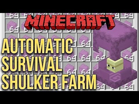 Minecraft: Automatic Shulker Farm (100% Survival Minecraft)