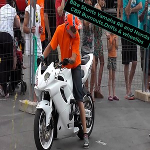 Bike Stunts Yamaha R6 and Honda CBR Burnouts Drifts wheelies | 99FunnyTees | Facebook
