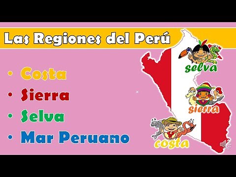 Las regiones del Perú para niños #felicesfiestaspatrias#