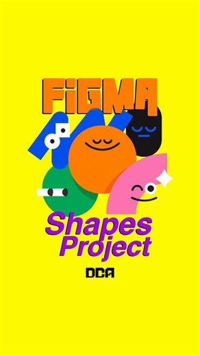 DCA on Instagram: "Designing from the basics. Exploring shapes, layout, and structure through a hands-on Figma shapes project, where fundamentals meet creativity. A small project that builds strong design thinking at DCA. #figmadesign #figmaproject #uiuxdesign [figma shapes project, figma, figma for beginners, ui ux design, graphic design, visual design, student designs]"