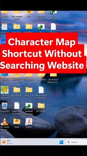 Hidden Character Map Trick 😱 Type Any Symbol Fast💡 Windows Shortcut